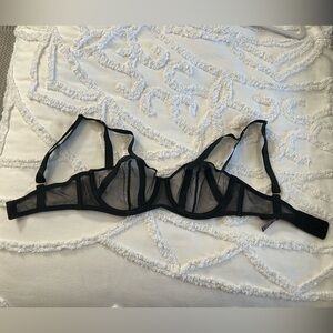 Victoria's Secret Black Sheer Bra